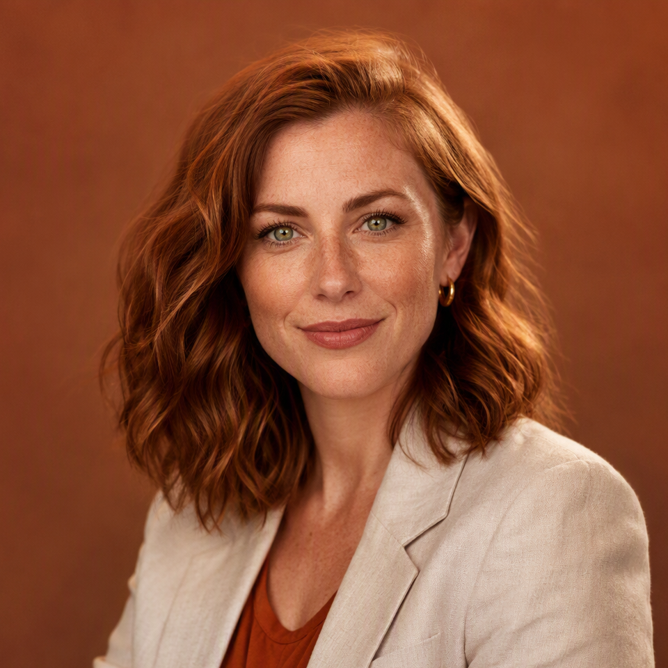 Portrait of Nora, design lead.